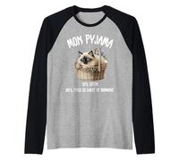 Sacre de Birmanie Chaton Cadeau Humour Pyjama Chat Birman Manche Raglan