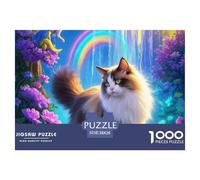 Sacré de BirmanieieieieieieieieieJigsaw Puzzles for Adults 1000 Piece Age 12+ for Adults Challenge HighDifficulty Beautiful Decoration Birthday Gifts38x26cm/1000pcs