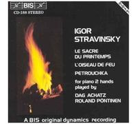 Sacre Du Printemps, Oiseau Du Feu, Petrouchka Pour 4 Mains Achatz & Pöntinen, Piano