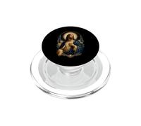Sacré Jésus Christ Art Déco Cœur Cathédrale Icône Foi PopSockets PopGrip pour MagSafe