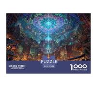 Sacré Labyrinthe Ville Puzzles Jeu De Puzzle Activités Familiales Stimulantes 1000 Pieces Stellar Array Puzzles Classiques Qualité Premium pour Adultes 52x38cm/1000pcs