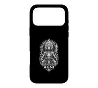 Sacred Agni Fire God Vedic Hindou Mythologie Coque pour iPhone 17 Pro Max