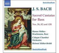 Bach Johann Sebastia - Cantates Sacrées Pour Basse Nos. 56, 82 And 158