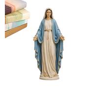 Sacred Family Collectible Doll Set, Holy Nativity Figurines Religious Christian Gift, Christmas Baptism Communion Tabletop Display, Hand-Painted Detailed Finish, Indoor Holiday Decoration, Multi-Color