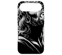 Sacred Figure Upward Gaze Crown of Thorns Reverence Art Coque pour iPhone Air