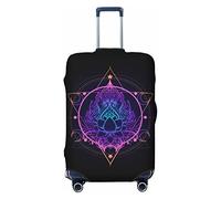 Sacred Geometry and Boo Housse de protection de voyage élastique pour coffre de 48,3 à 81,3 cm, Noir , M(22-24in)