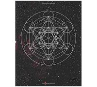 Sacred Geometry Isometric Dot Paper Notebook: 8.5" X 11" Isometric Dot Grid Paper Notebook And Sketchbook For 3d Drawing Sketches / 120 Pages / Galaxy And Outer Space Theme Cover