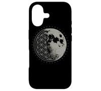Sacred Geometry Moon Flower of Life Psychédelic Goa LSD DMT Coque pour iPhone 17