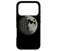 Sacred Geometry Moon Flower of Life Psychédelic Goa LSD DMT Coque pour iPhone 17 Pro