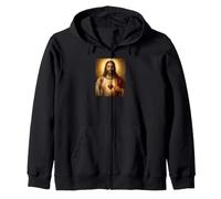Sacred Heart of Jesus Design Sweat à Capuche