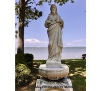Sacred Heart Of Jesus Statue at May Forest in Charleston SC