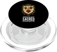 Sacred Immaculate and Most Chaste Heart Jésus Mary Joseph PopSockets PopGrip pour MagSafe