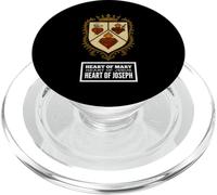 Sacred Immaculate and Most Chaste Heart Jésus Mary Joseph PopSockets PopGrip pour MagSafe