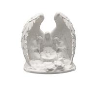 Sacred LED Nativity, Christian Holiday Display, 3D Candle Size for Festive Lighting, Realistic Wax-Like Housing, Religious Christmas Home Decor, Home Accessories for Church Room Bedroom Mantel