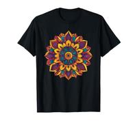 Sacred Lotus Mandala Boho Yoga Méditation Harmonie T-Shirt