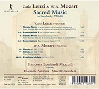 Sacred Music in Lombardy 1770-1780 by LENZI & MOZART [Audio CD] NEUF