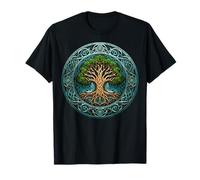 Sacred Tree of Life Yggdrasil Nordic Viking Celtic T-Shirt