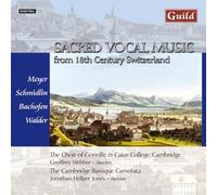 Sacred Vocal Music from 18th Century Switzerland (Webber) (CD) Album