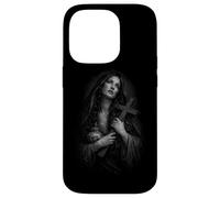 Sacrée Marie Tenant la Croix prière chrétienne Coque pour iPhone 14 Pro