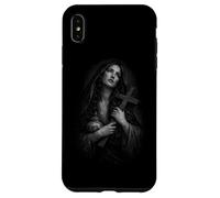 Sacrée Marie Tenant la Croix prière chrétienne Coque pour iPhone XS Max