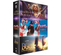 Sacrées sorcières + Charlie et la chocolaterie + Le Bon Gros Géant – Coffret DVD (W & B)