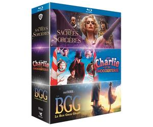 Sacrées sorcières + Charlie et la chocolaterie + Le Bon Gros Géant [Pack] [Blu-ray]
