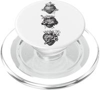 Sacrés Cœurs de Jésus la Vierge Marie et Saint Joseph PopSockets PopGrip pour MagSafe