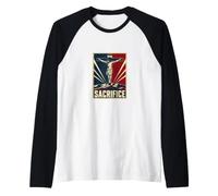 Sacrifice Crucifixion Jésus Croix Foi Chrétienne Manche Raglan