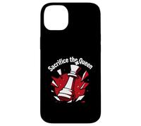 Sacrifice The Queen Funny Chess Player Strategy Coque pour iPhone 14 Plus