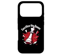 Sacrifice The Queen Funny Chess Player Strategy Coque pour iPhone 17 Pro