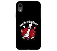 Sacrifice The Queen Funny Chess Player Strategy Coque pour iPhone XR
