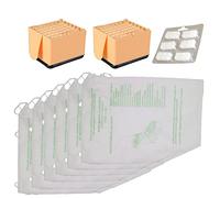 Sacs 6 pièces for aspirateur For Vorwerk + 2 microfiltres hygiéniques + Profumin, Kit d'accessoires for Vorwerk for Kobold VK135 VK136 Louable