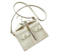 Sacs à bandoulière amusants pour femme | Sac à bandoulière tendance de grande capacité stylé comme une veste pour les essentiels, blanc