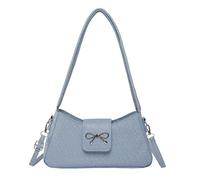 Sacs à bandoulière bleus pour femmes, sacs à main, sacs à main avec nœud papillon, sac Y2k, petit sac à bandoulière, mini pochette, sac à main Hobo