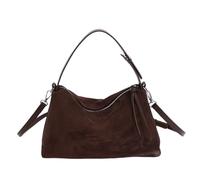 Sacs à bandoulière en daim pour femmes, sac à bandoulière en daim marron sac vintage Slouchy main marron pour femmes voyage de travail