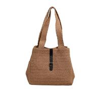Sacs à bandoulière en paille - couleur unie, sac à main léger, | Sacs à main de plage pour le shopping, les fêtes, les voyages, les vacances, la piscine, les déplacements, utilisation