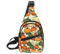 Sacs à bandoulière Helloween Pumkins_136 - Sac à bandoulière décontracté avec bandoulière convertible, Multicolore 16., 11.8x7x1.5in/30x18x4cm