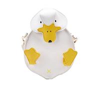 Sacs à bandoulière hommes grande mode fille sac à bandoulière portefeuille PU mignon femmes sac à bandoulière usine canard jaune femmes sac à bandoulière femmes petits sacs à bandoulière, Blanc