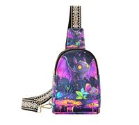 Sacs à bandoulière légers pour femme Motif chauve-souris et graffiti artistique, Jolies chauves-souris graffitis artistiques, 1 size