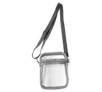 Sacs à bandoulière noir transparent homologué par le stade pour concerts, festivals, événements sportifs Sacs à bandoulière pour hommes Sacs à bandoulière grands, gris, A