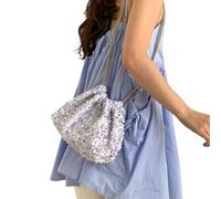 Sacs À Bandoulière Plissés Pour Femmes Et Filles Seau À La Mode Capacité Chaîne Froncée Nouvelle Collection 2024