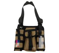 Sacs à bandoulière - Porte-bouteille d'eau pour la marche, sac à bandoulière multi-poches, sac de voyage, randonnée, sangle réglable, transport extérieur, chien interactif pour promener le vélo, range