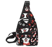 Sacs à bandoulière pour femme - Sac à bandoulière pour femme - Sac à bandoulière Happy Helloween Party 2 Sling - Sac à dos de voyage, Multicolore 09, 11.8x7x1.5in/30x18x4cm