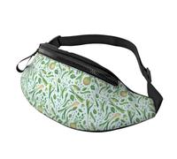 Sacs à bandoulière pour Femmes et Hommes-Pois Verts légumes Fanny Packs pour Femmes Hommes Sac de Taille à bandoulière
