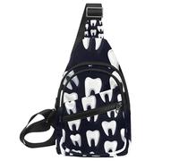 Sacs à bandoulière pour femmes et hommes - Sac à bandoulière mignon - Sac de poitrine décontracté avec bandoulière convertible, Multicolore 16., 11.8x7x1.5in/30x18x4cm
