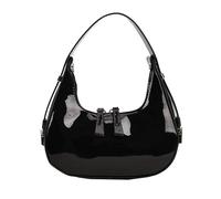 Sacs à bandoulière pour femmes Pochette rétro Portefeuille Lune Sacs à main Sacs à main Poche supérieure sous le bras Pochette Porte-monnaie Sacs pour femmes Transparent, Noir , Taille unique
