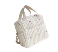 Sacs à bandoulière Sac à langer Motif brodé Sac Maman Grande Capacité Sac de Rangement Cosmétique Sac à Main Femme Sac à Bandoulière Sac Escapade