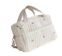 Sacs à bandoulière Sac à langer Motif brodé Sac Maman Grande Capacité Sac de Rangement Cosmétique Sac à Main Femme Sac à Bandoulière Sac Escapade