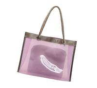 Sacs à bandoulière transparents résistants à l ' eau contemporains Grand à main et pochettes de maquillage pour la salle de sport ou les activités de plein air quotidien spacieux en PVC