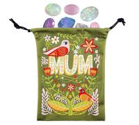 Sacs à bijoux en velours - Sacs à bonbons pour la fête des mères avec cordon en velours de dessin animé, sacs cadeaux faciles à transporter pour la fête des mères, fie